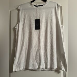 VRST White Muscle Tank